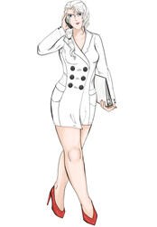 Full Body Lineart+Color